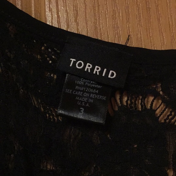 Torrid Lace and Chiffon Babydoll - Picture 2 of 4